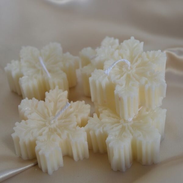 candela fiocco di neve