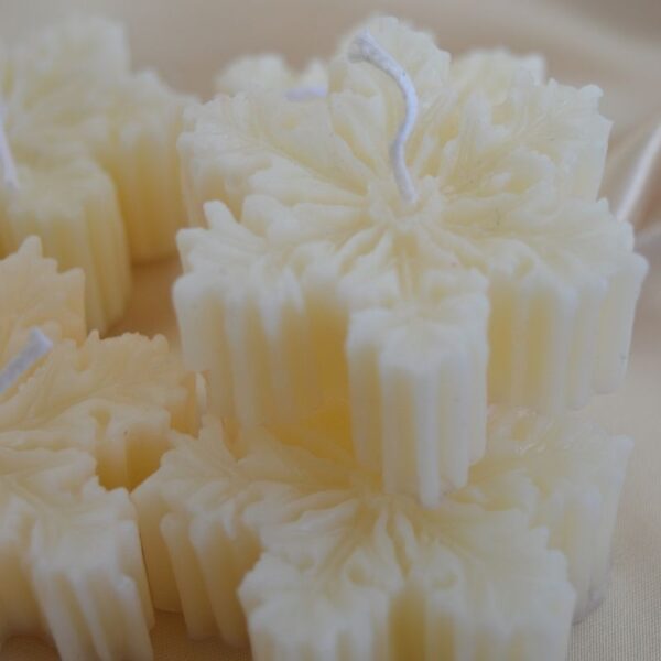 candela fiocco di neve