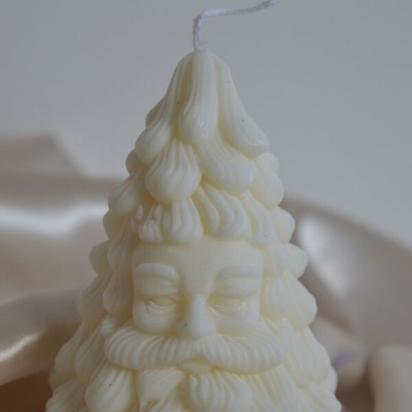 candela volto babbo natale