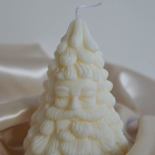 candela volto babbo natale