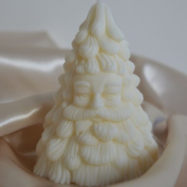 candela volto babbo natale