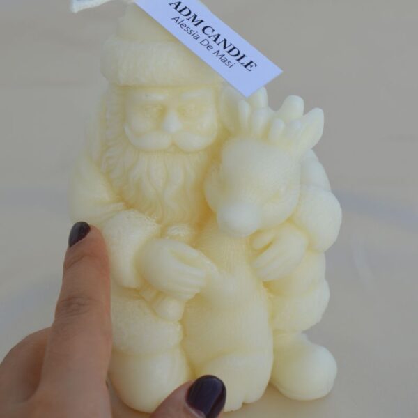 renna e babbo natale